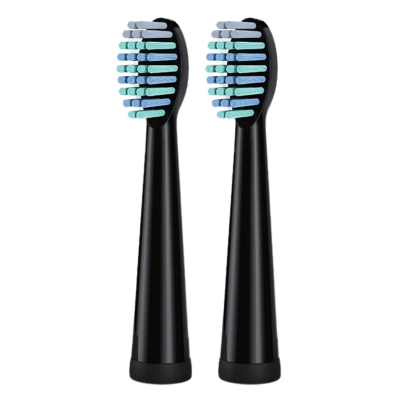Ekstra børstehode - Svart (2 pk)